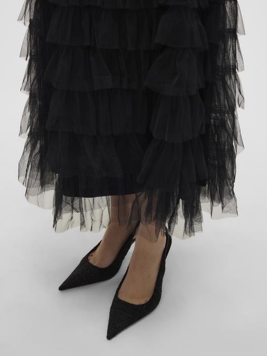 Actual product image Vero Moda Vmnaja Mw Ruffle Maxi Skirt Faw Exp (S)