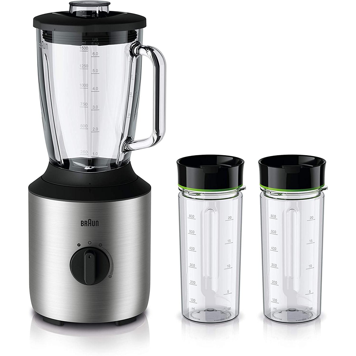 Braun PowerBlend 3, Standmixer, Silber