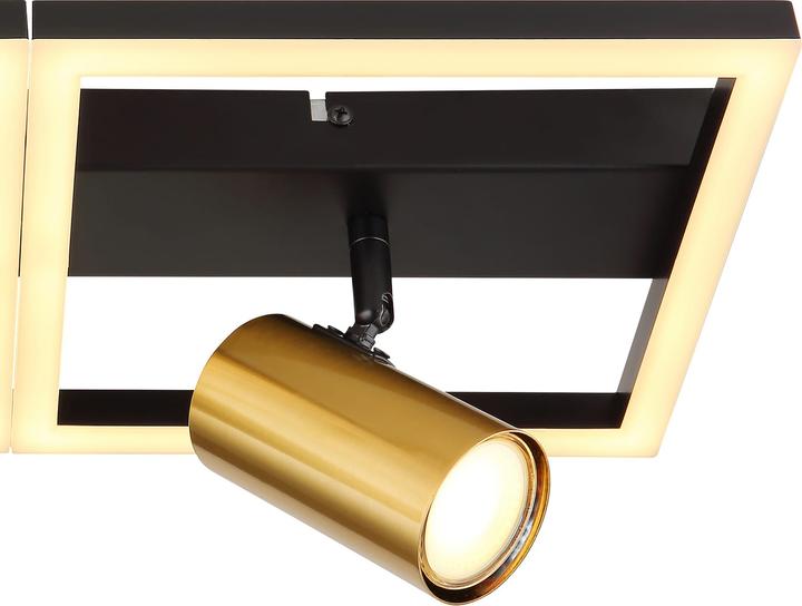Actual product image Globo Wall lamp Marrie black LED (1250 lm)