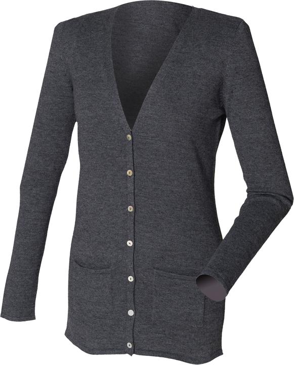 Image du produit Henbury Veste en tricot avec col en V (4XL)