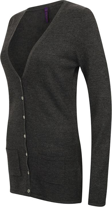Image du produit Henbury Veste en tricot avec col en V (4XL)