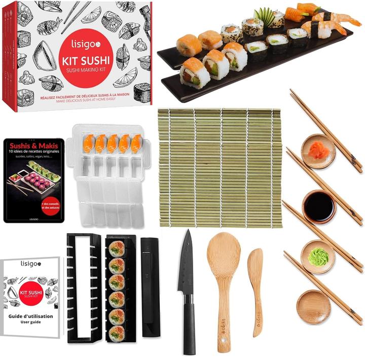 Actual product image Lisigoo 15-teiliges Sushi Maker Set