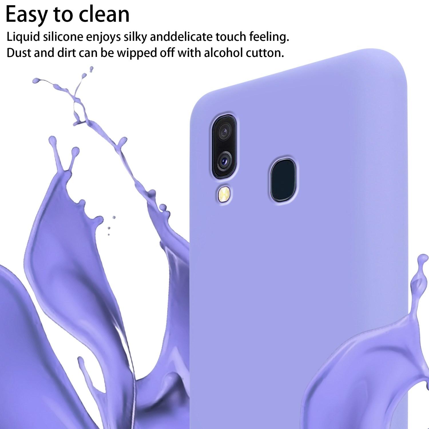 Thumbnail - Cadorabo TPU Cover Handy Kette Liquid (Samsung Galaxy A40), Smartphone Hülle, Violett