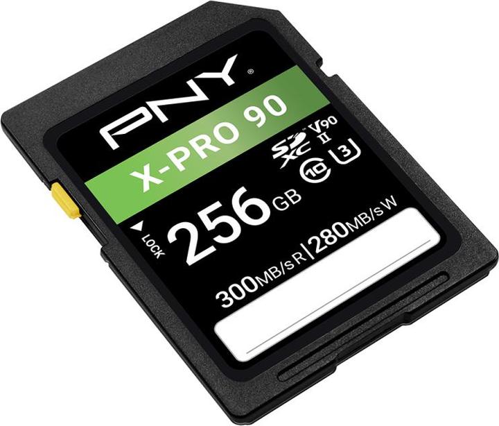 Actual product image PNY X-Pro 90 (256 GB, SDXC, U3, UHS-II)