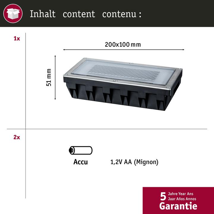 Produktbild Paulmann LED Bodeneinbauleuchte Box (7.50 lm, IP67)