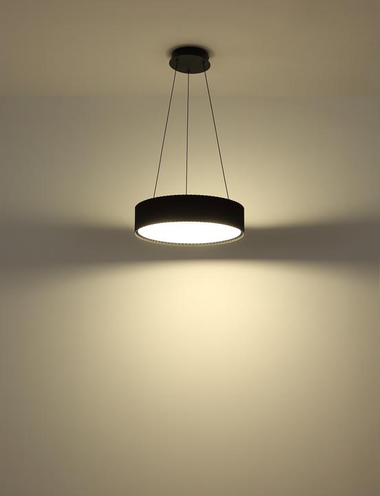 Immagine prodotto Globo Kemp LED Hängeleuchte 45W CCT Schwarz Matt, Metall Memoryfunktion Ø46cm 15924S (5625 lm)