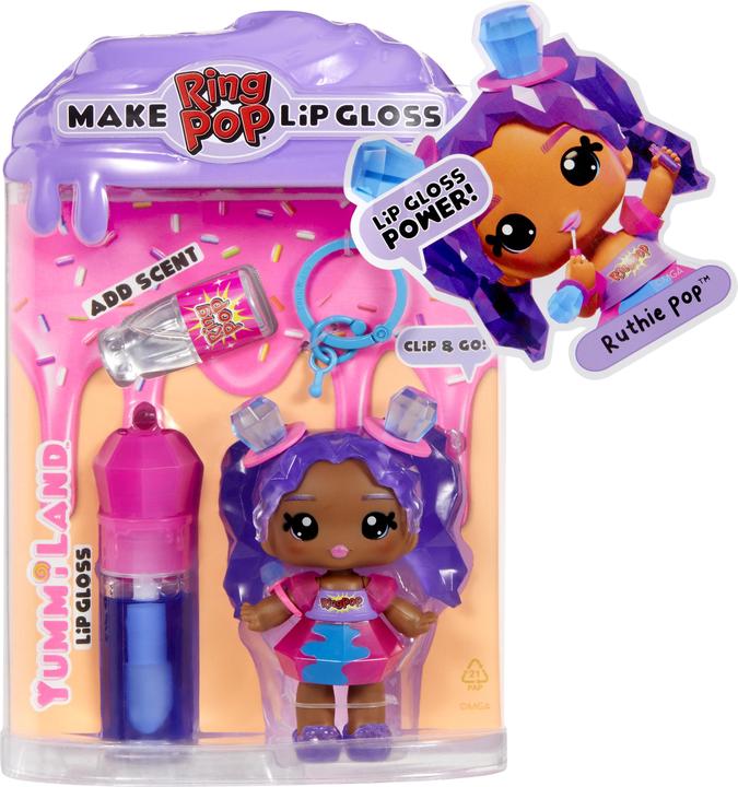 Actual product image MGA Yummiland Lip Gloss Doll- Licensed Sweets- Ring Pop