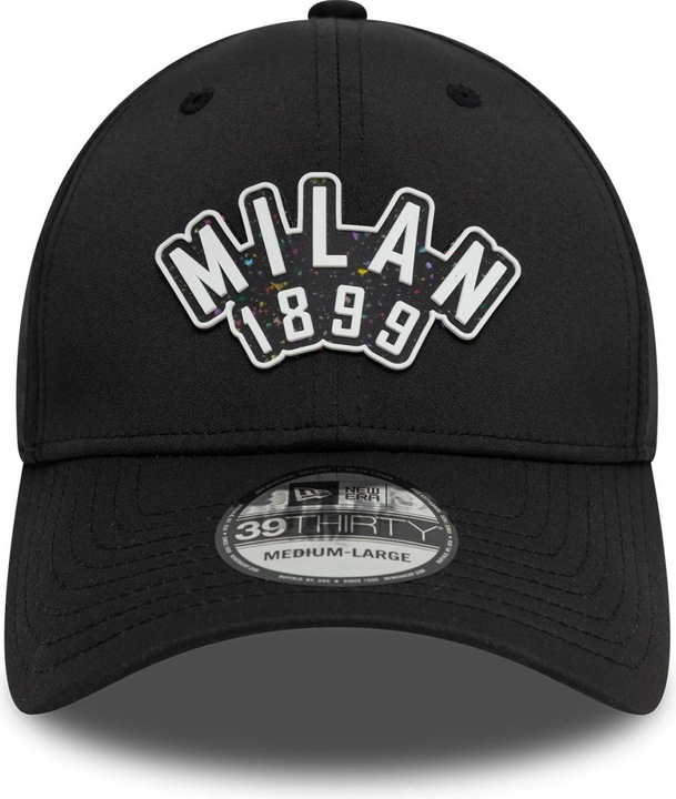 Immagine prodotto New Era 39Thirty Stretch Cap RUBBER AC Mailand schwarz - XS/ (S)