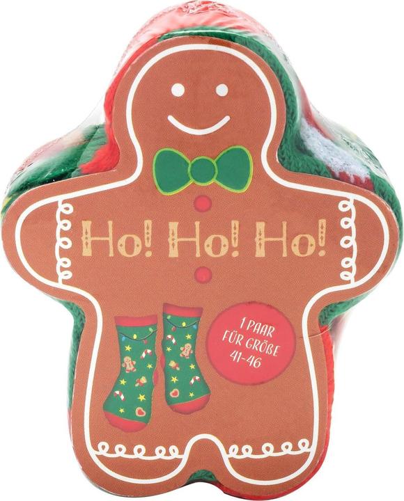 Actual product image Sheepworld Socks Ho Ho Ho size 36 - 40, washable (40 degrees) (41 - 46)