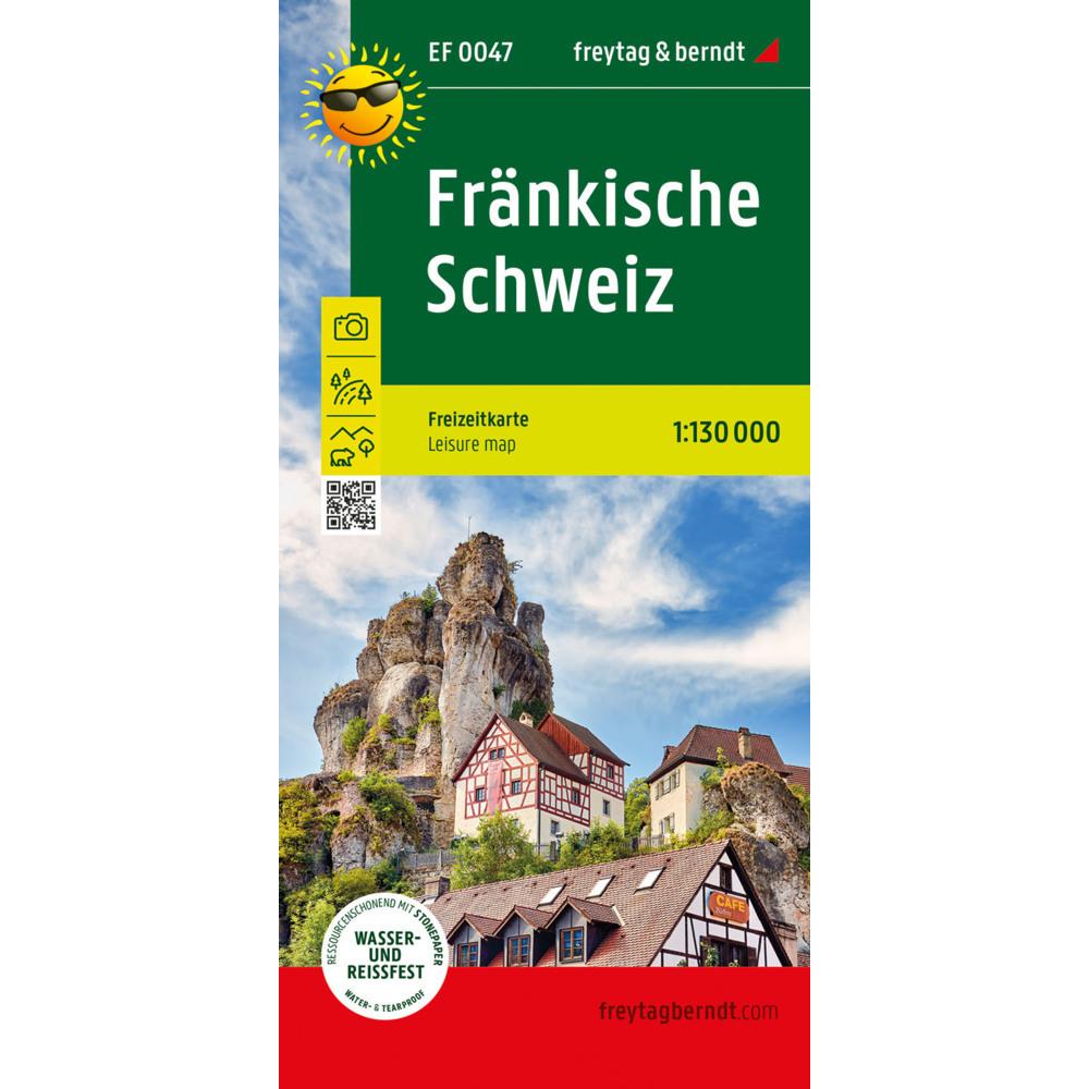 Fränkische Schweiz, Erlebnisführer 1:130.000, freytag & berndt, EF 0047, Landkarte