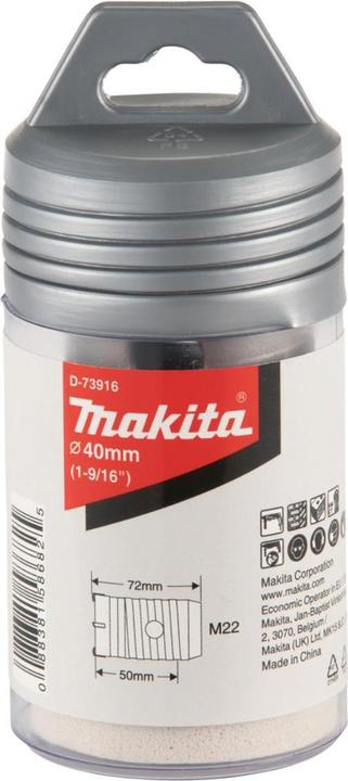 Image du produit Makita Couronne de forage creuse HM 40mm (40 millimètres)