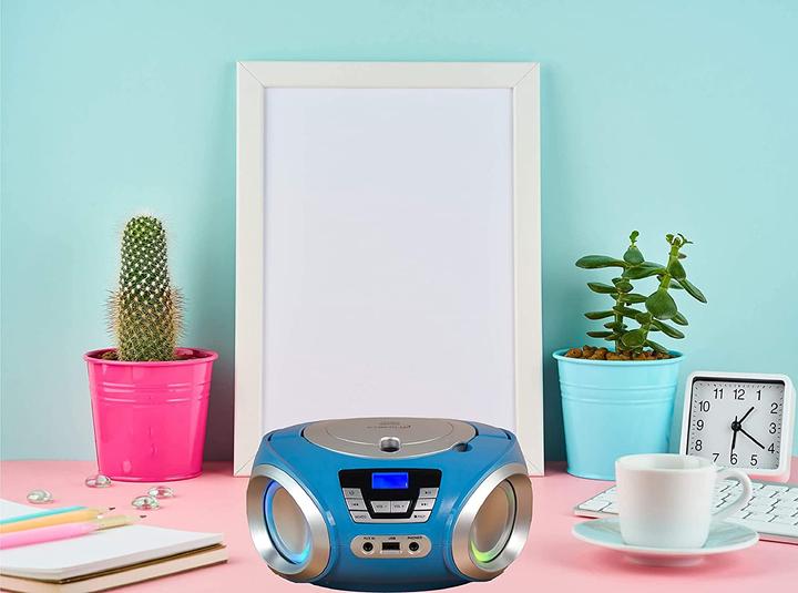 Image du produit Cyberlux Lecteur CD avec éclairage LED (FM)