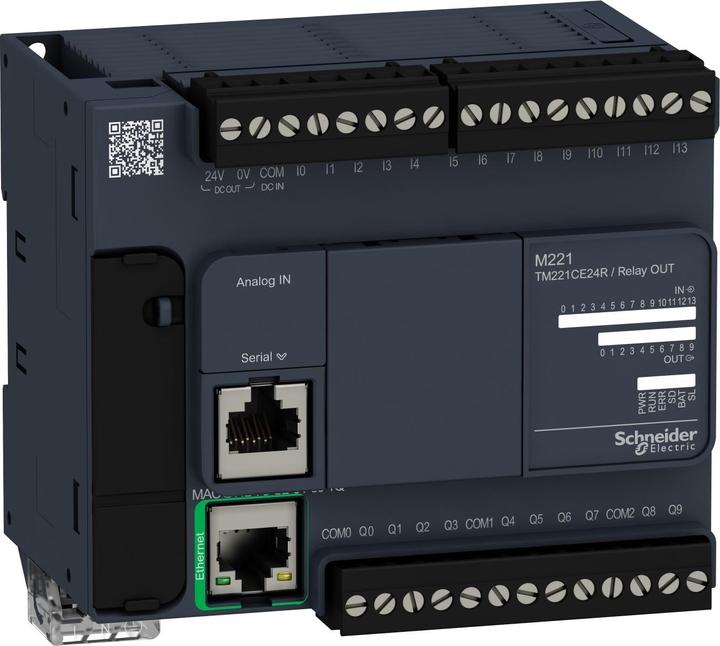 Produktbild Schneider Electric CONTROLLER M221-24IO RELAY ETHERNET COMP
