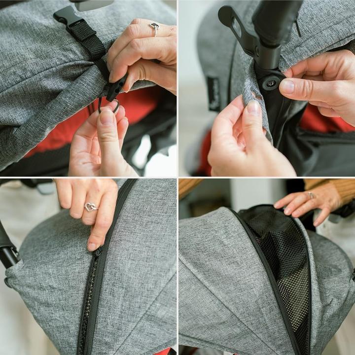 Actual product image Interbaby Ultralight Comfortable Convertible Stroller with Interchangeable Hood
