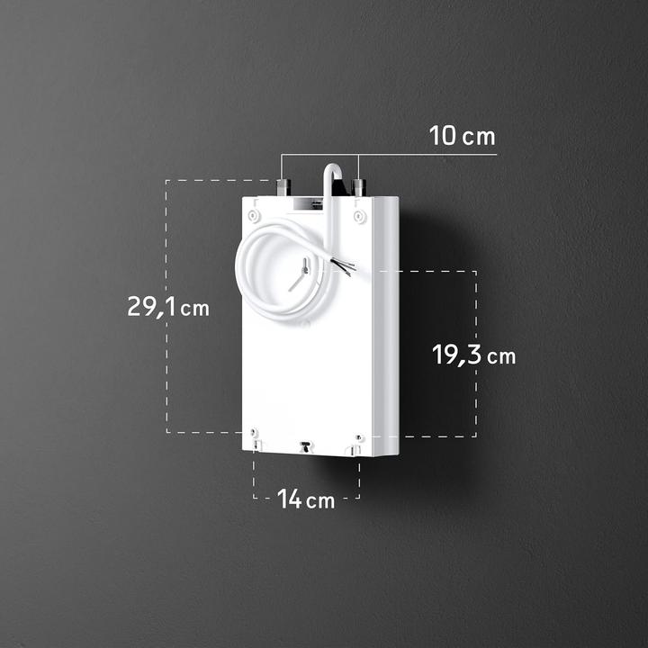 Actual product image Stiebel Eltron DCE 11/13 Electronic compact instantaneous water heater for the kitchen, under-sink, VDE tested