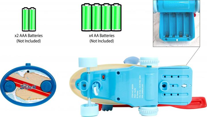 Actual product image Jada RC Surfer Stitch