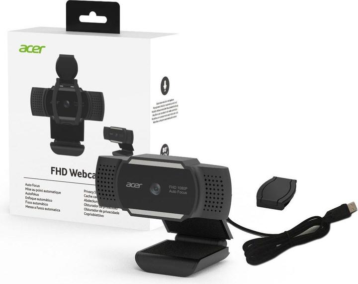 Actual product image Acer USB Webcam Built in Microphone 2.0 Mega 1080P (2 Mpx)