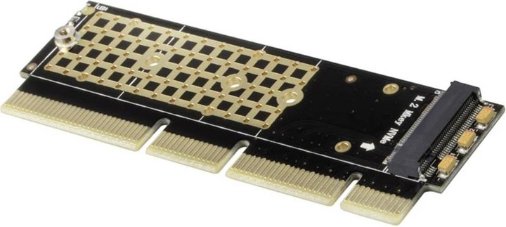 Actual product image Axagon PCEM2-1U PCI-E 3.0 16x - M.2 SSD NVMe, up to 80mm SSD, low profile 1U