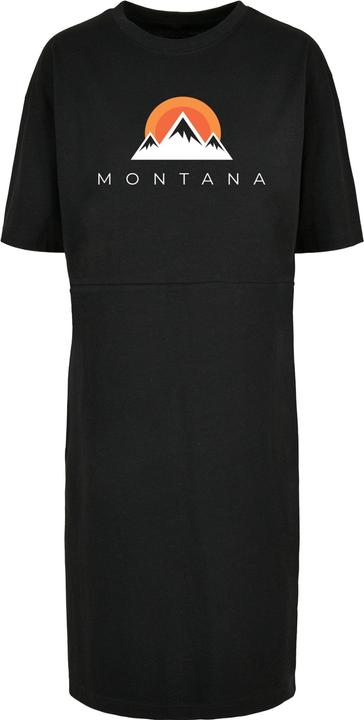 Actual product image Merchcode Ladies Montana X Organic Oversized Slit Tee Dress - 118063 (M)