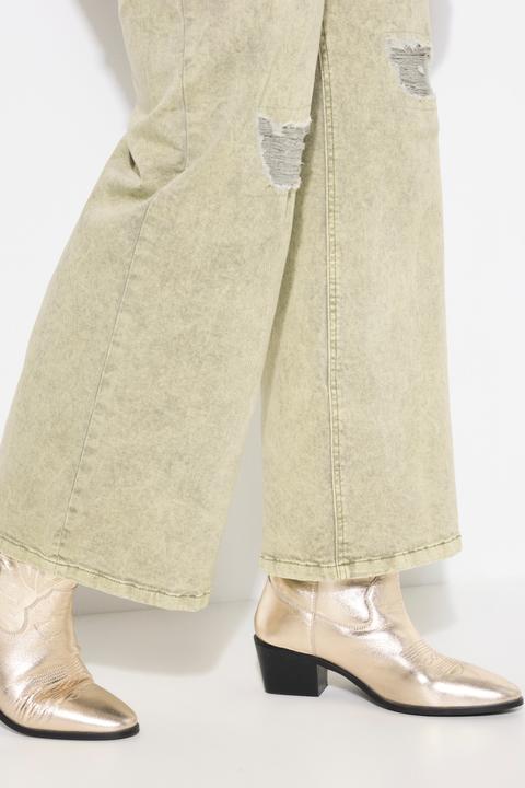 Produktbild Angel of Style Jeans, weites Bein, Destroy-Effekte, 5-Pocket (44)