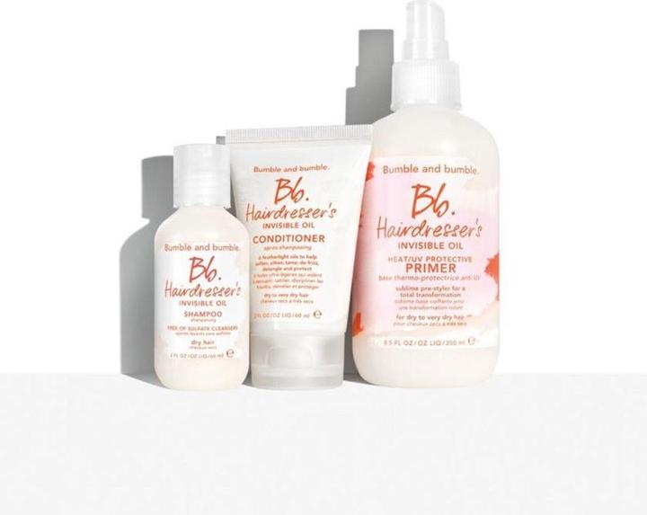 Immagine prodotto Bumble and bumble Set di oli invisibili per parrucchieri - Un set premium per la cura dei capelli lisci e nutriti
