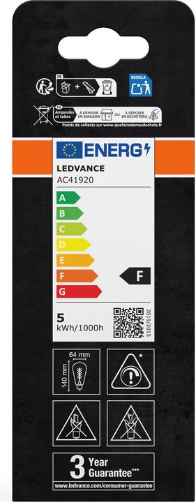 Image du produit Osram Lampe vintage (E27, 420 lm, 1x)