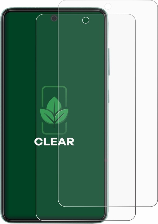 Actual product image ScreenLeaf Protective film sustainable screen protector screen protector film clear transparent (2 Piece, Samsung Galaxy A52)