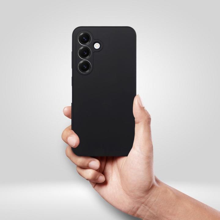 Actual product image OEM Back panel cover Case SILICONE 2mm for XIAOMI REDMI 15 4G / 15 5G black (Samsung Galaxy A15 5G)