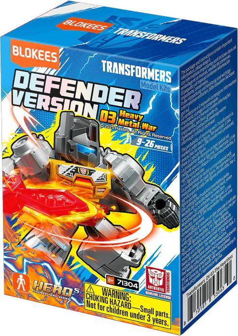 Actual product image Blokees Transformers Defender Version 03 Heavy Metal War Asst : 12 pcs