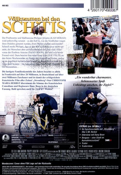 Actual product image Prokino Welcome to the Sch'tis (DVD, 2008, German, French)