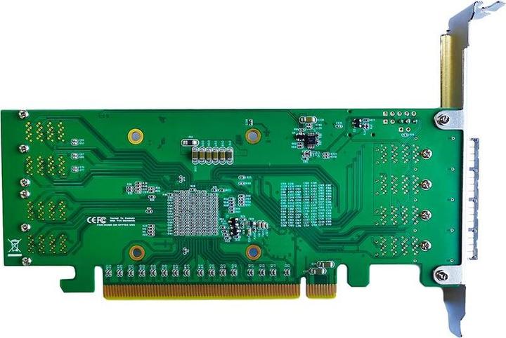 Produktbild HighPoint SSD7184 - Speichercontroller (RAID) mit Lüfter - 2.5" (6.4 cm)