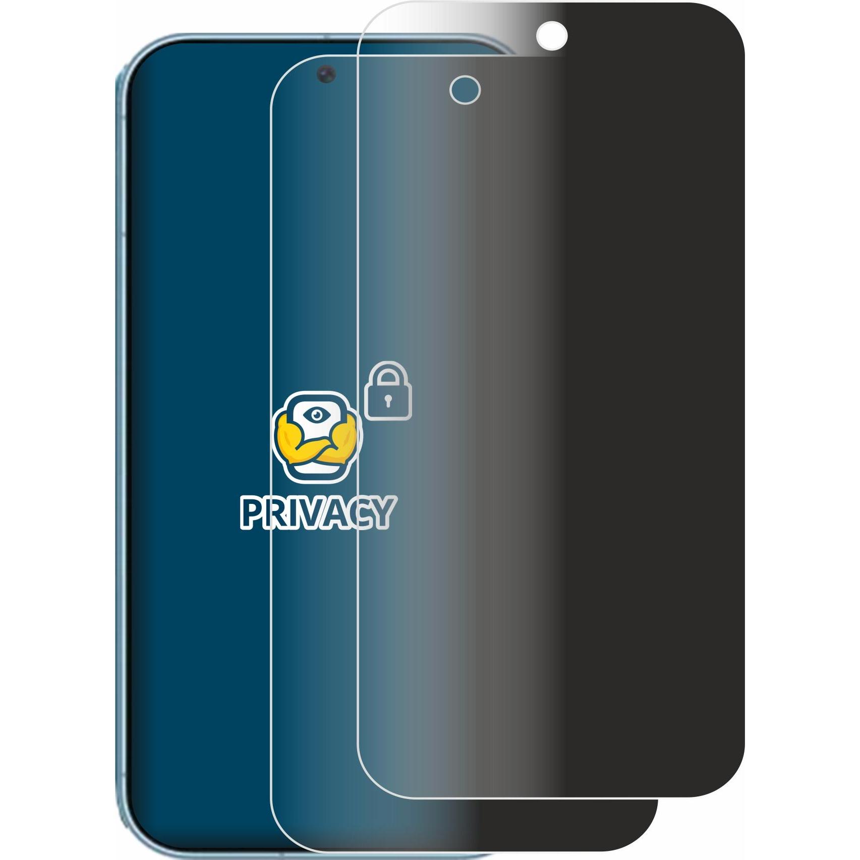 Thumbnail - BROTECT Sichtschutzfolie Anti-Spy Privacy Folie Blaulicht-Schutz (2 Stück, Google Pixel 9 Pro), Smartphone Schutzfolie, ...