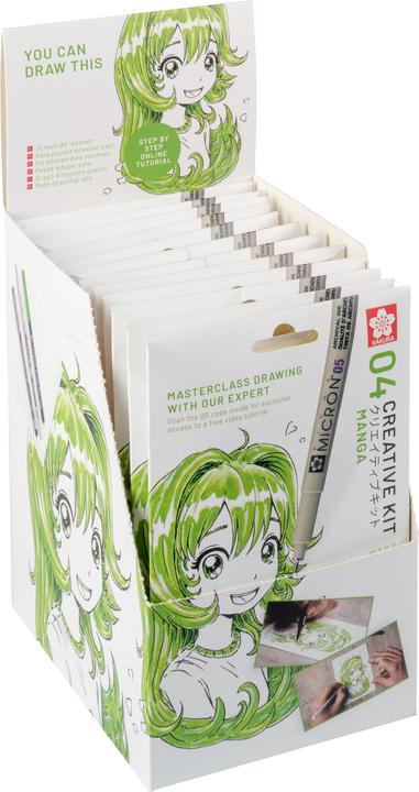 Actual product image Sakura Kreativ Kit (Black, Emerald green, White, 3x)