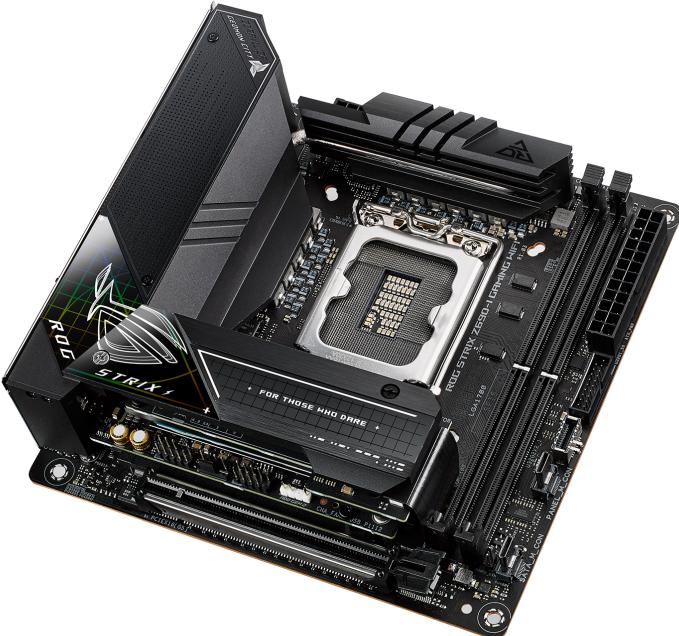 Productafbeelding ASUS ROG STRIX Z690-I GAMING WIFI (LGA 1700, Intel Z690 (DDR5), Mini-ITX)