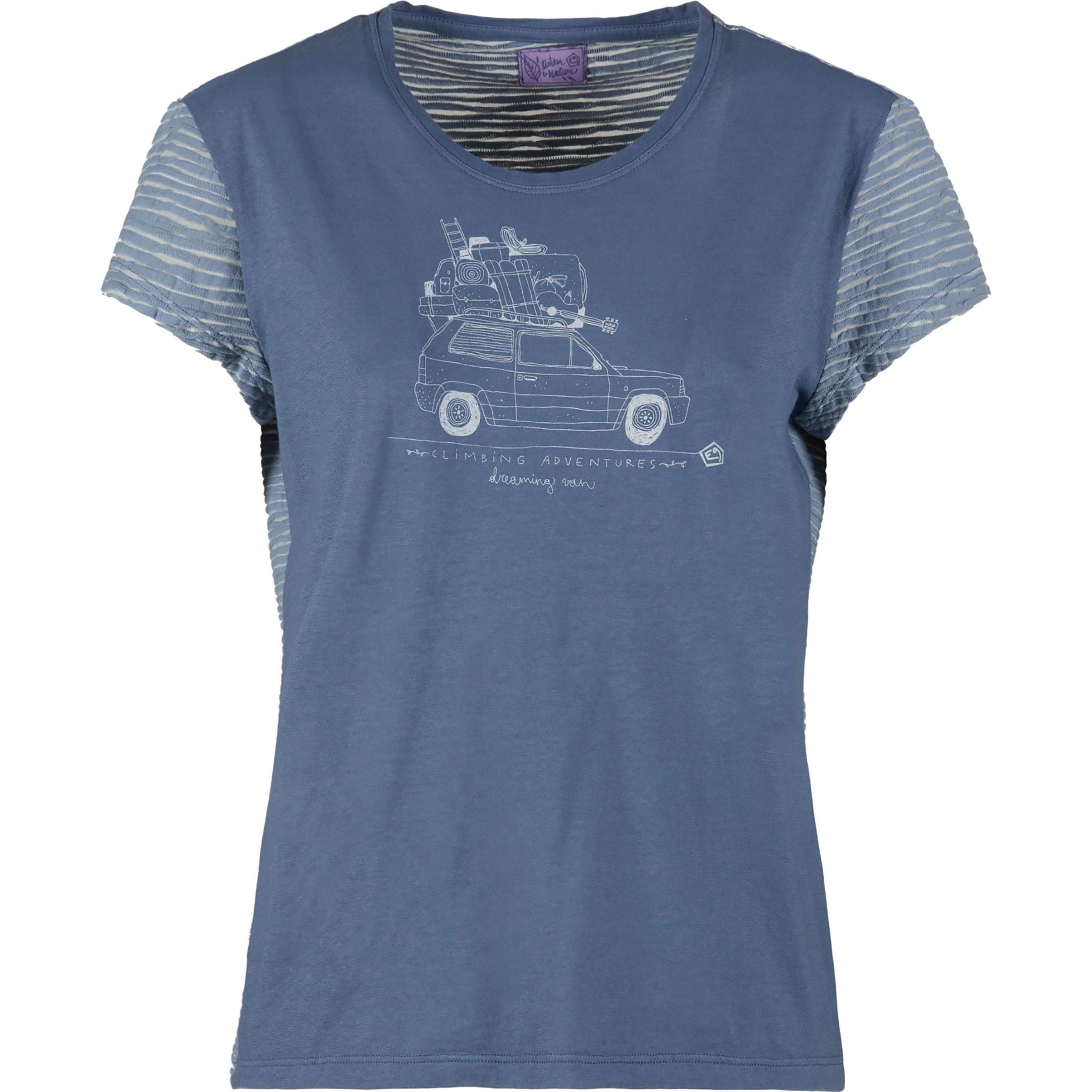 E9, Damen, Shirt, Dream, Blau, (M)