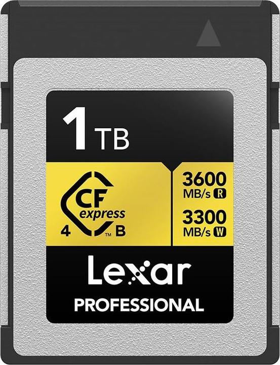 Actual product image Lexar Professional Gold 4.0 (1000 GB, CFexpress type B)