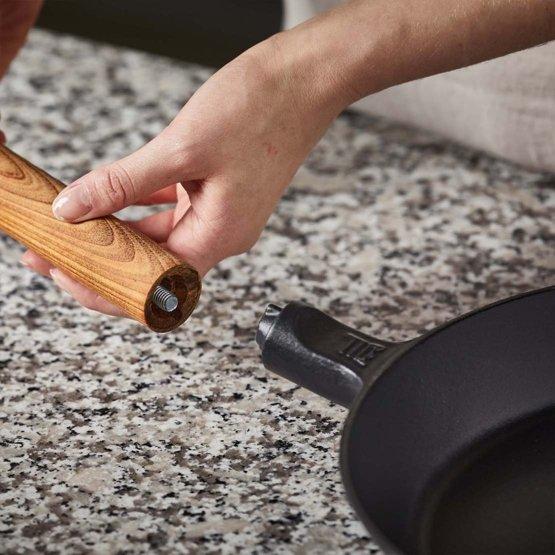 Actual product image Fiskars Norden Bratpfanne (Frying pan, Cast iron, 28 x 5.45 cm)