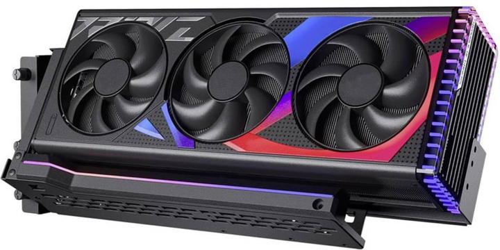 Produktbild Phanteks Premium Vertikales GPU-Bracket + PCIe 4.0 x 16 Riser-Kabel, DRGB - 220 mm, schwarz