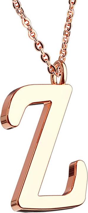 Produktbild Star Piercing Kette rosegold Anhänger Buchstabe Z (ohne Messing, Chirurgenstahl 316L)