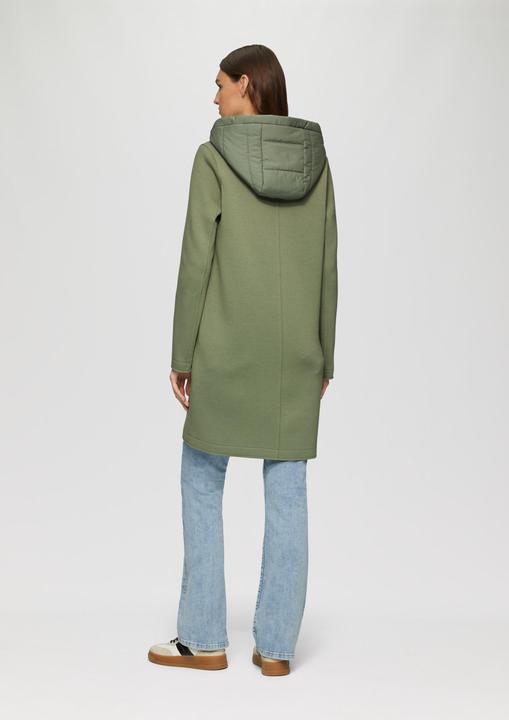 Produktbild S.Oliver Outdoor-Mantel Scubamantel mit abnehmbarer Kapuze