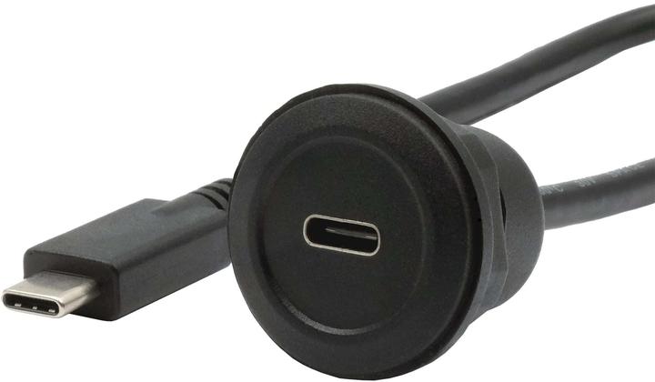 Exsys Einbau-Adapter USB-C BU-ST (USB Typ-C, 30 cm)