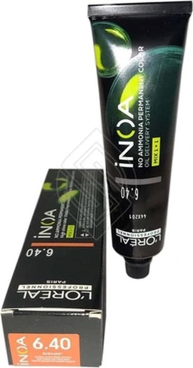 Actual product image L'Oréal Paris L'Oreal Inoa #6.40 No Ammonia Permanent Hair Color