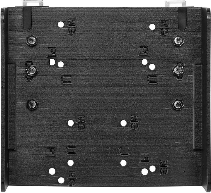 Actual product image Renkforce DIN Rail Mount Suitable for: Raspberry Pi, Arduino, Banana Pi for DIN rail mounting Black