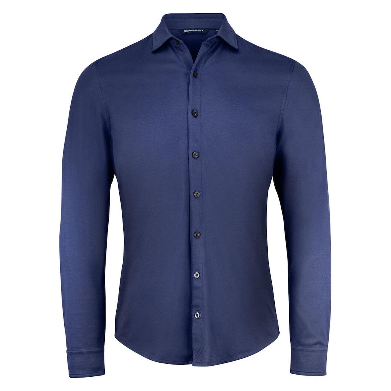 Cutter & Buck, Herren, Hemden, Advantage Shirt Men, Blau, (L)