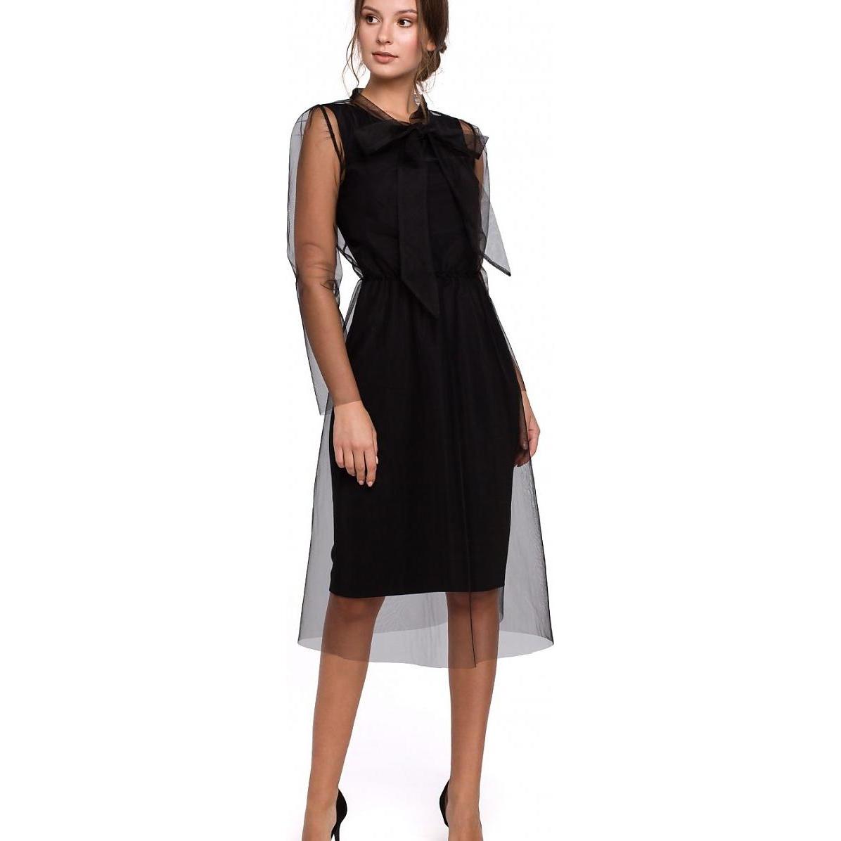 Makover, Kleider, Cocktailkleid, Schwarz, (M)