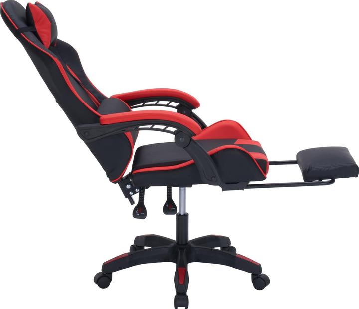 Actual product image HTI-Living Ergonomischer Gaming Stuhl mit Fussstütze Racing-Design