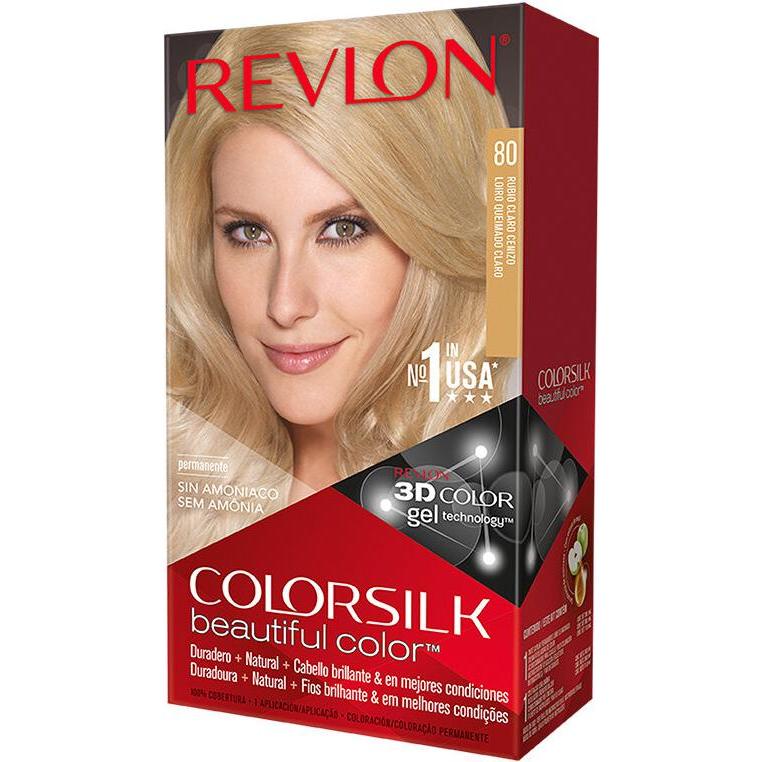 Revlon Professional, Haarfarbe, COLORSILK tinte #80-rubio claro cenizo (80)