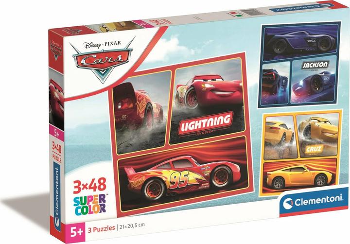 Actual product image Clementoni PUZZLE 3X48 CARS 25305 (48 pieces)