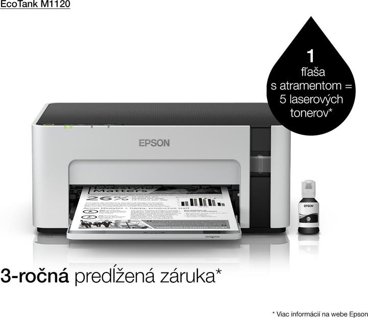 Image du produit Epson ET-M1120 EcoTank (Réservoir d'encre, Noir et blanc)