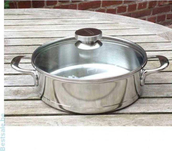 Produktbild Demeyere Glasdeckel mit Edelstahlring 22cm (22 cm, Metall, Glas)